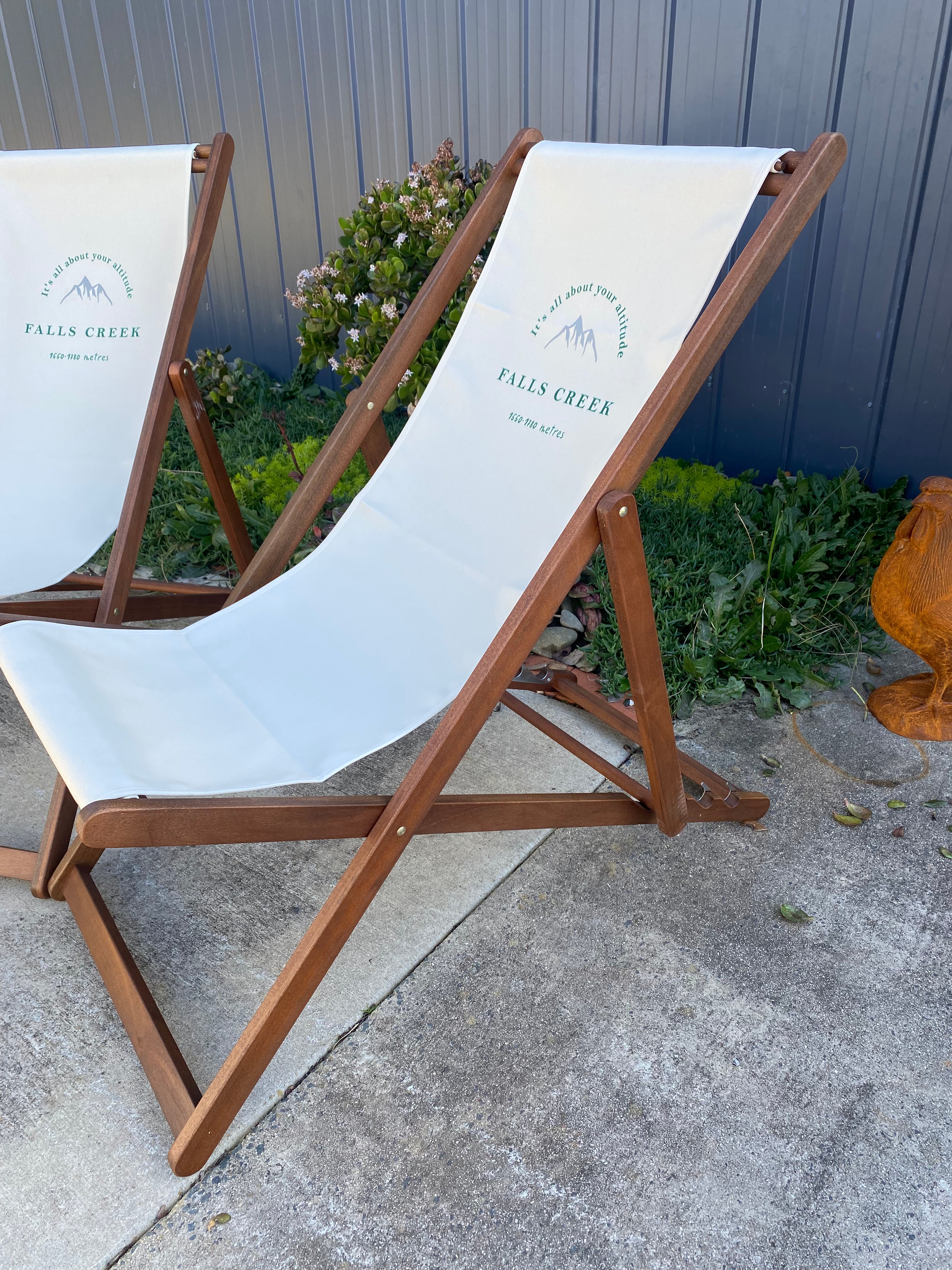 Falls Creek 'It’s all about your altitude' Deck Chair