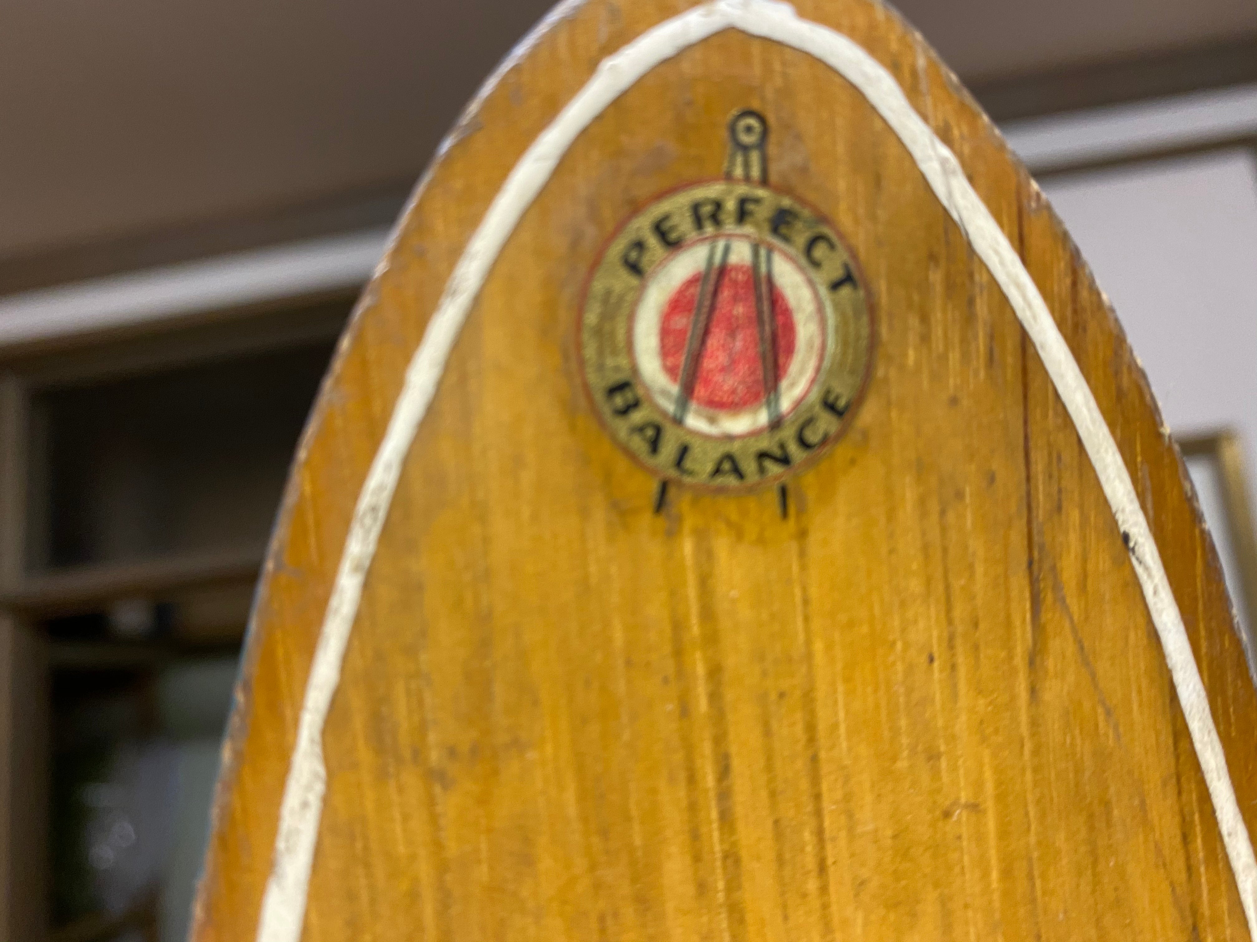 Perfect Balance Vintage Wooden Skis logo